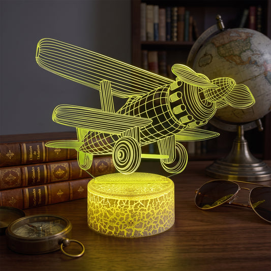 Lampe Avion 3D Rêve de Pilote
