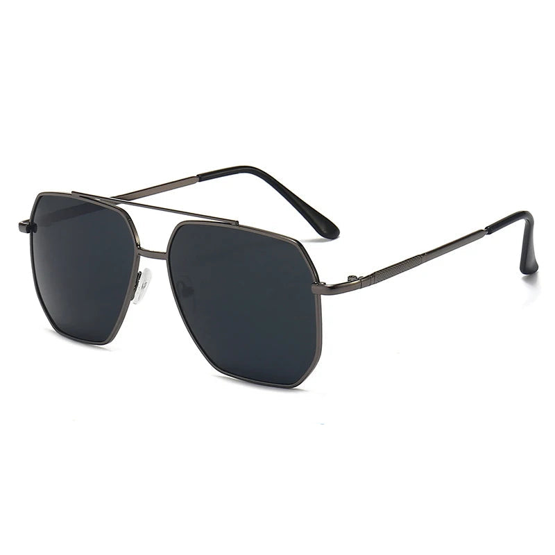 Lunettes de soleil pilote vintage noir