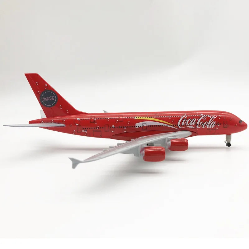 Maquette A380 Coca Cola 1/400