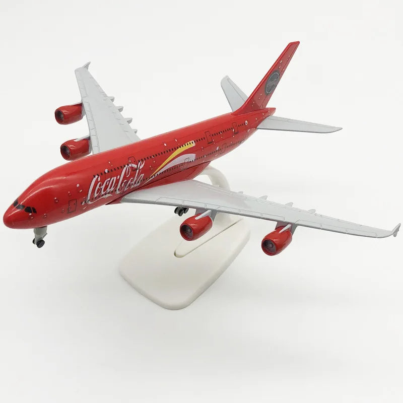 Maquette A380 Coca Cola 1/400