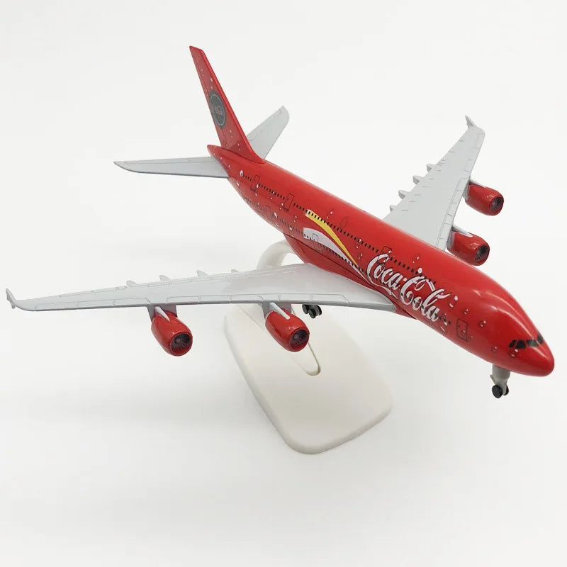 Maquette A380 Coca Cola 1/400