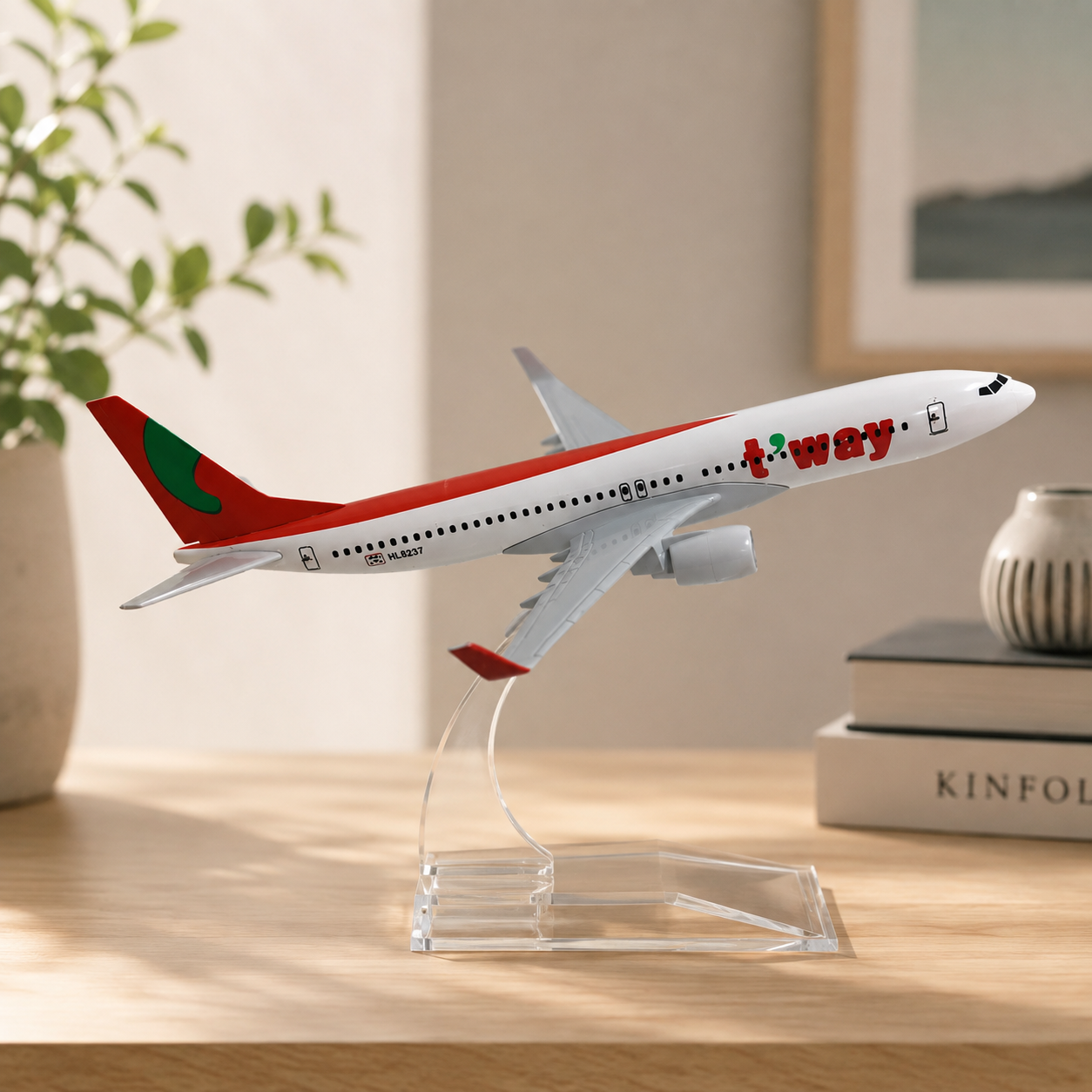 Maquette Avion B737 T way Air
