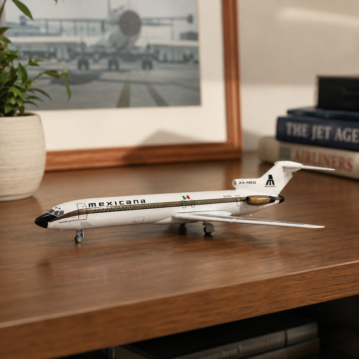 Maquette Avion Boeing 727-200 Aeroméxico