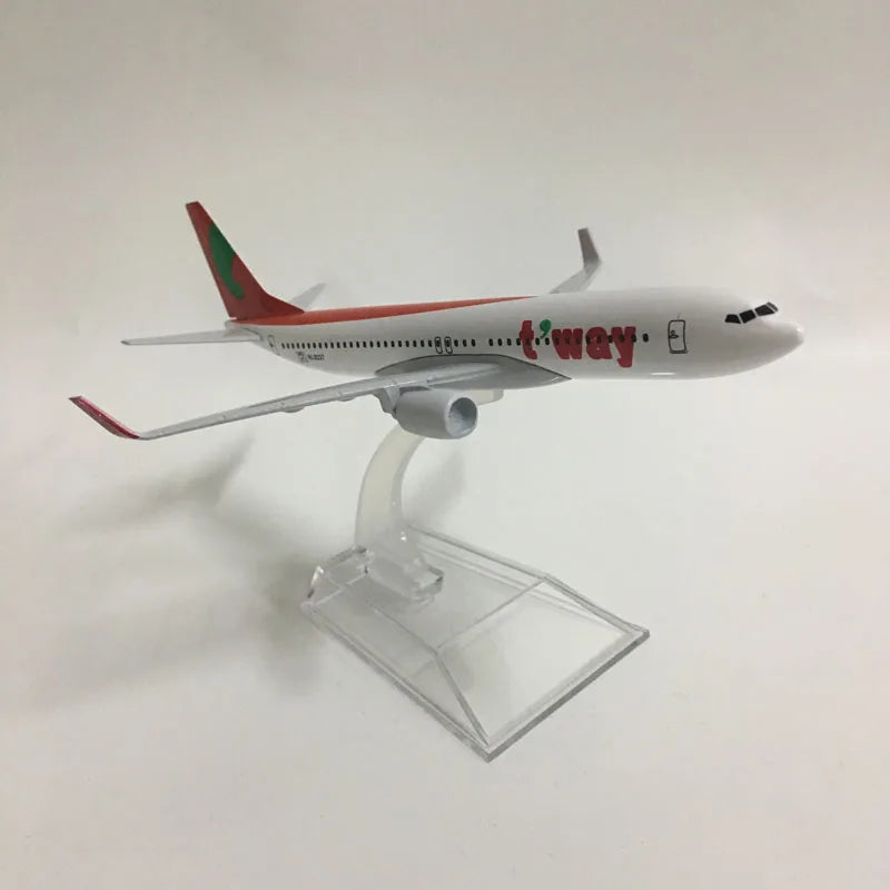 Maquette Avion Boeing 737 T way Air
