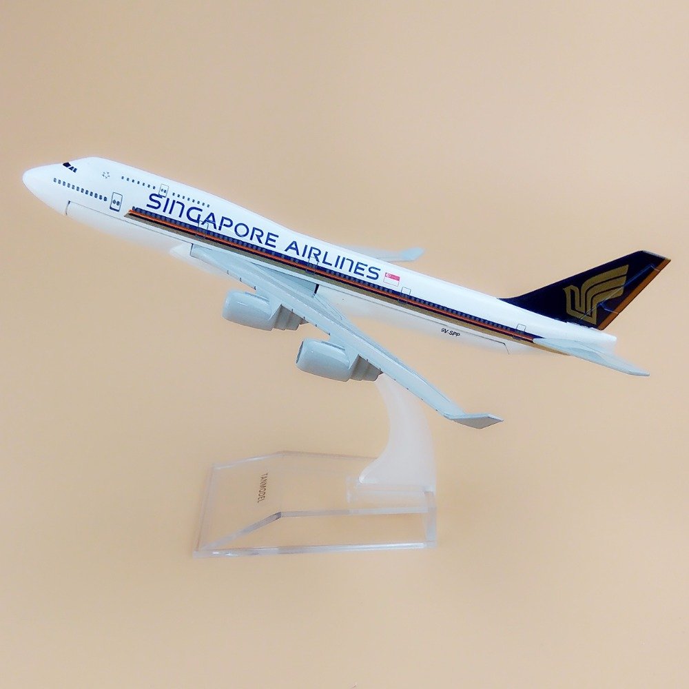 Maquette Avion Boeing 747 Singapore Airlines