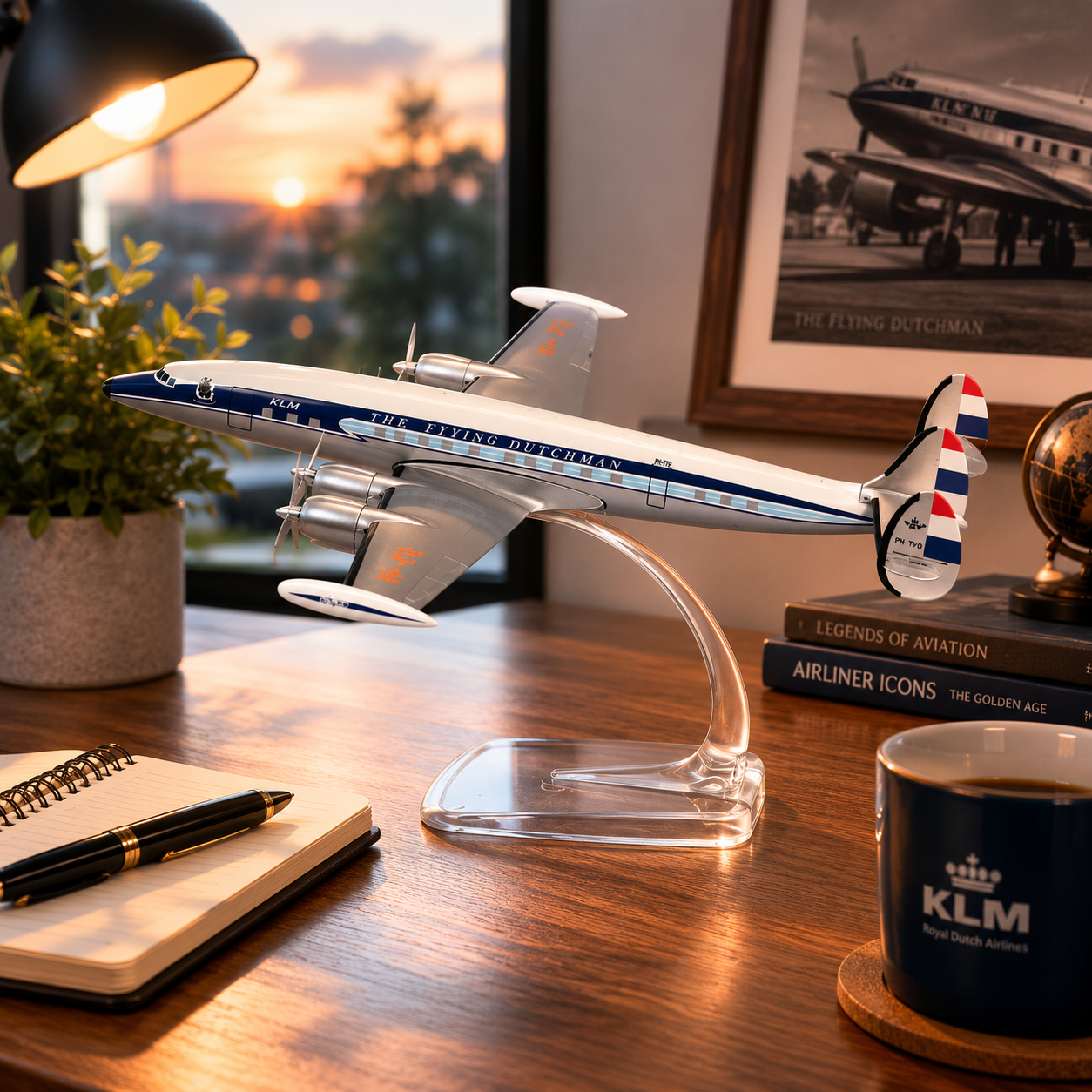 Maquette Avion Lockheed Super Constellation KLM