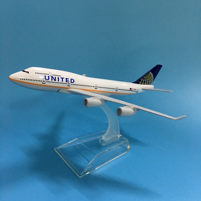 Maquette Boeing 747 Jumbo Jet United Airlines