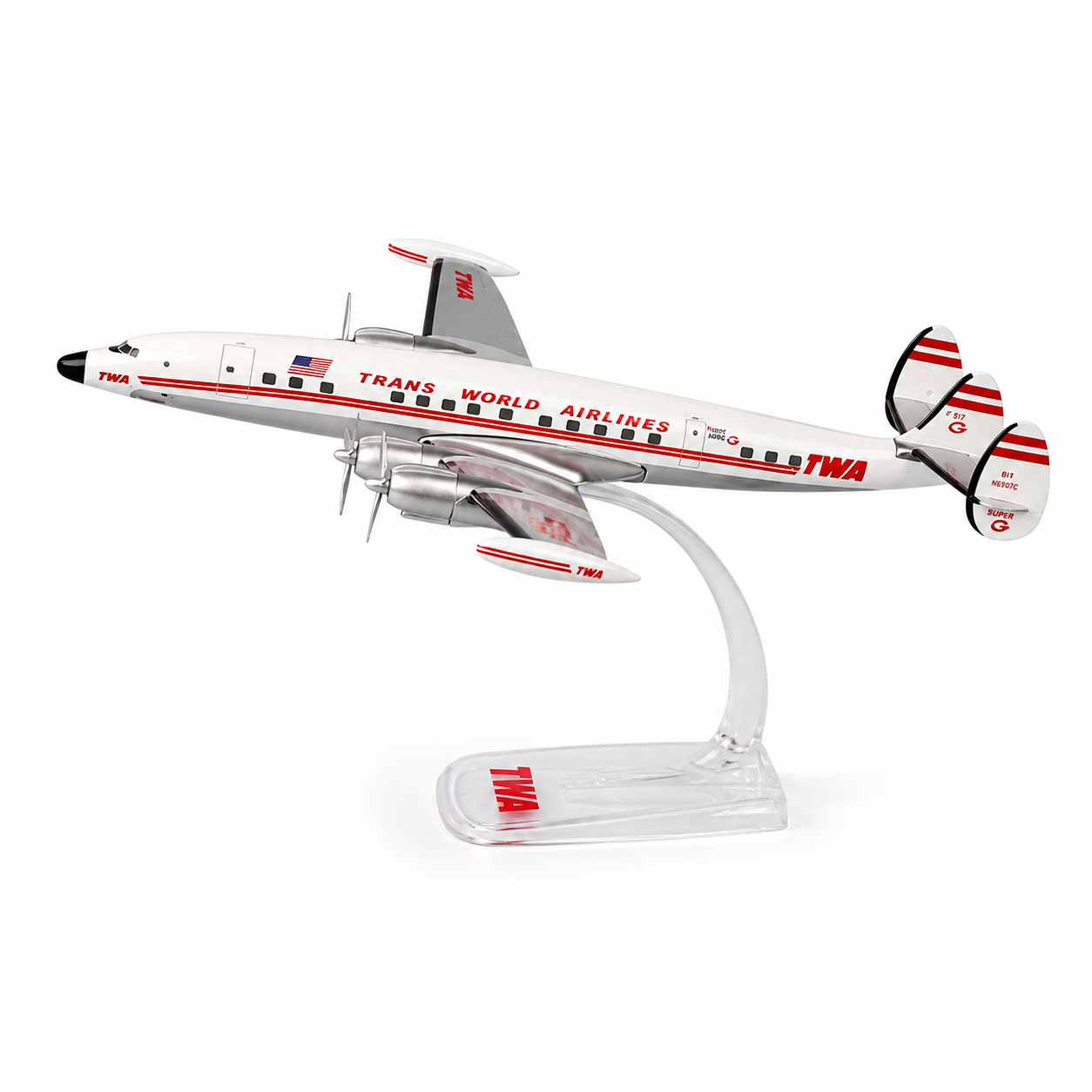 Maquette Lockheed Super Constellation TWA