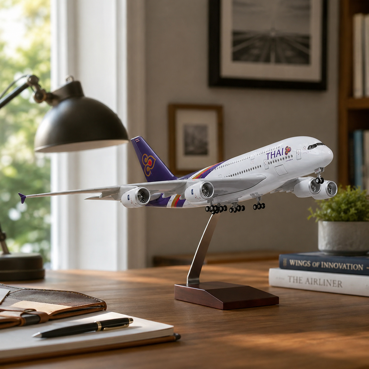 Maquette avion A380 Thai Airways Prestige
