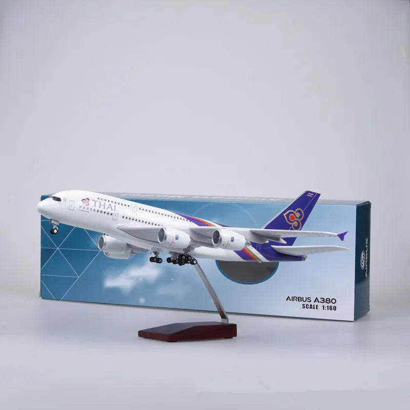 Maquette avion Airbus A380 Thai Airways Prestige