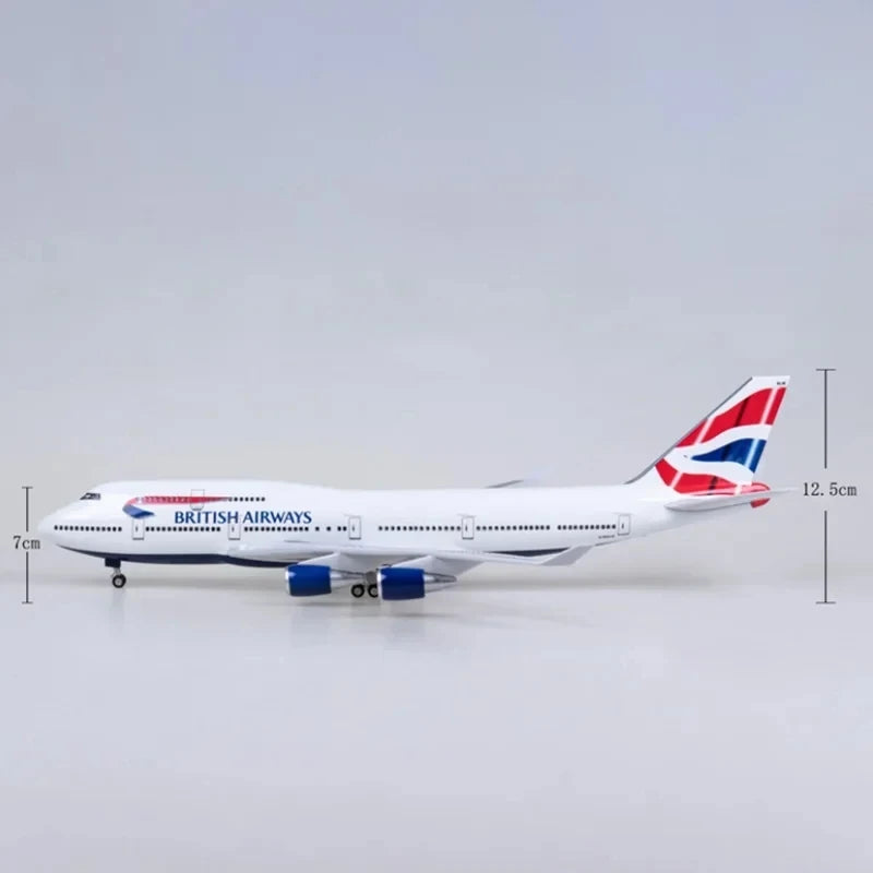Maquette avion British Airways 747
