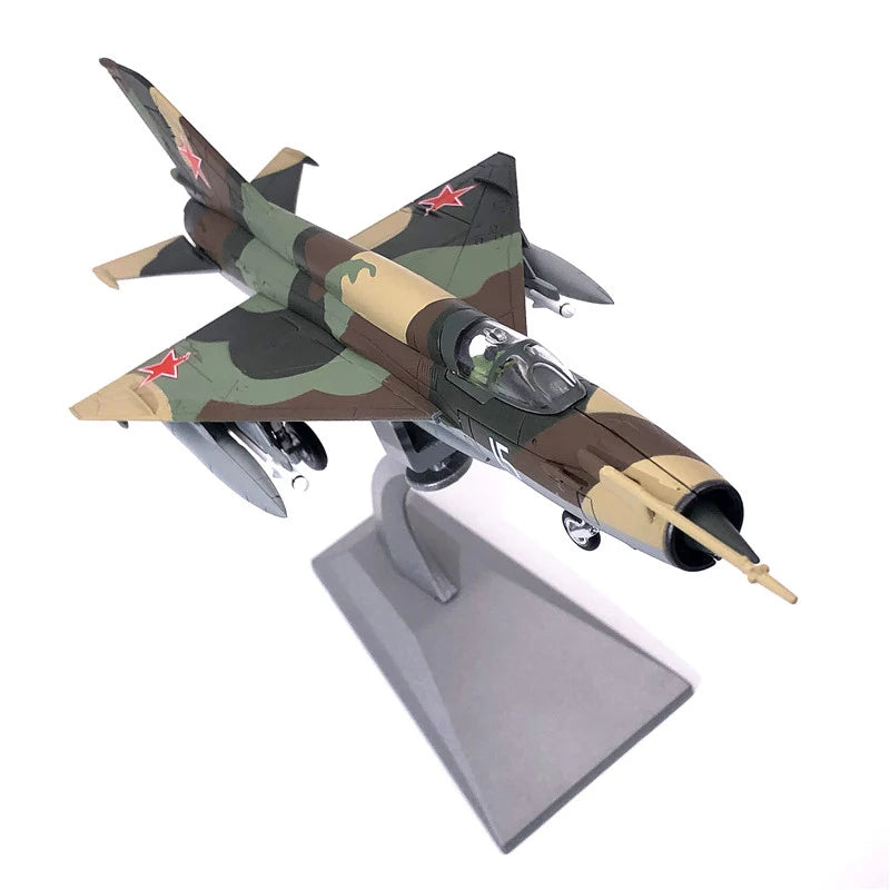 Maquette avion de chasse MiG-21 détaillée