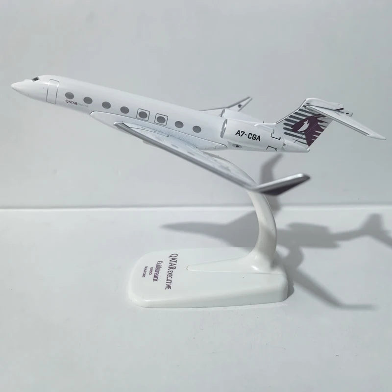 Maquette jet privé Gulfstream G650 qatar