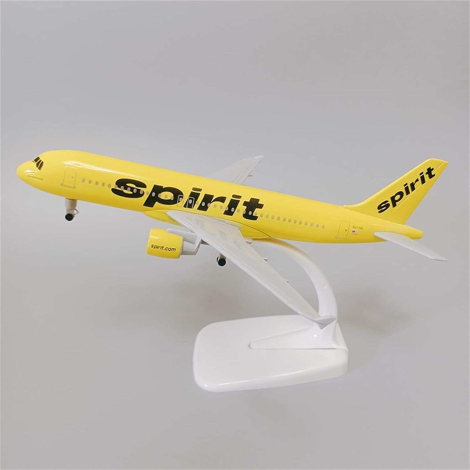Miniature Airbus A320 Spirit jaune