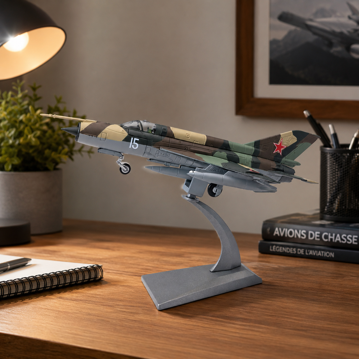 Modèle réduit MiG-21 avion de chasse