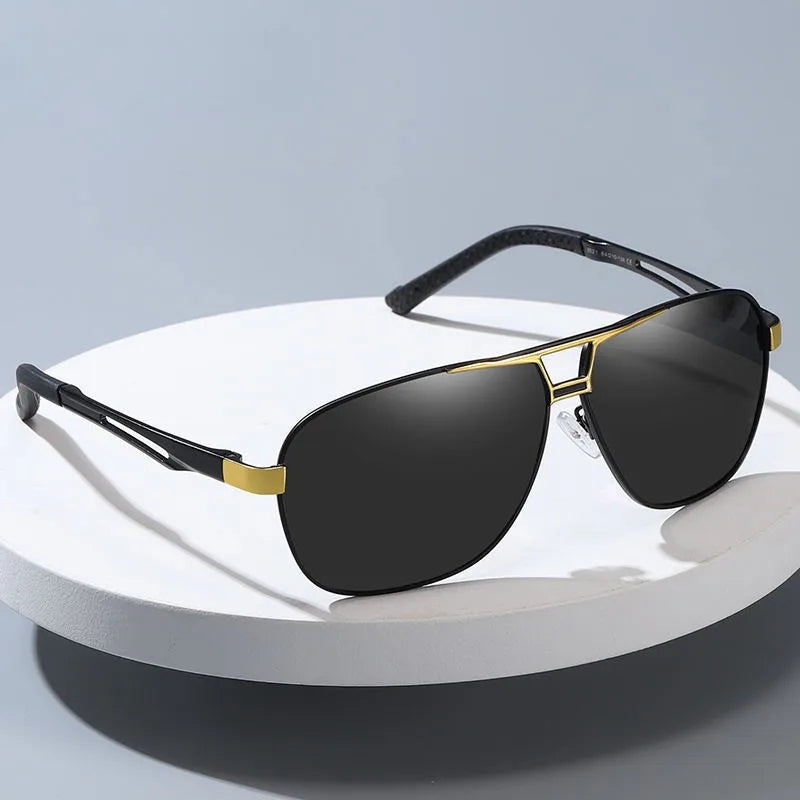 Monture doree lunettes aviateur