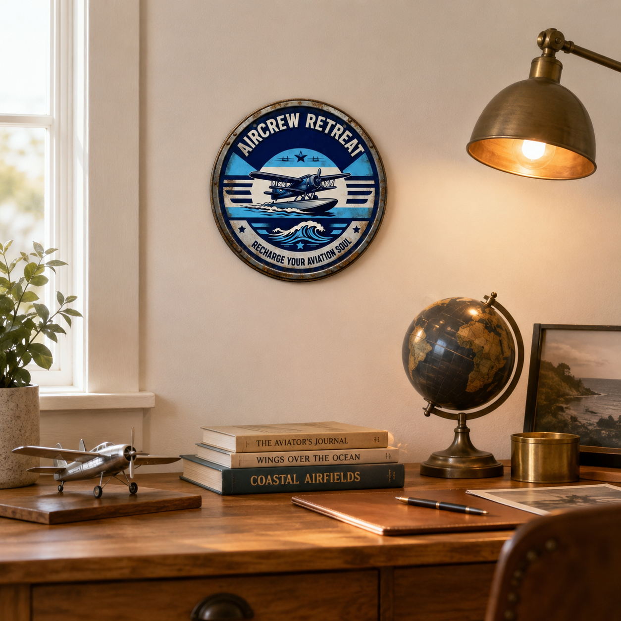 Plaque Métal Aircrew Retreat