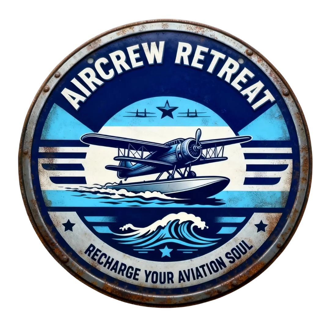 Plaque Métal Aviation Aircrew Retreat