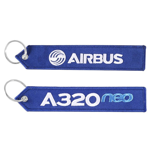 Porte-cles flamme Airbus A320 Neo