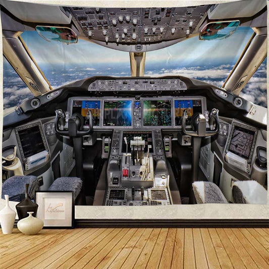 Aéo - Tapisserie Décorative Cockpit & Sky