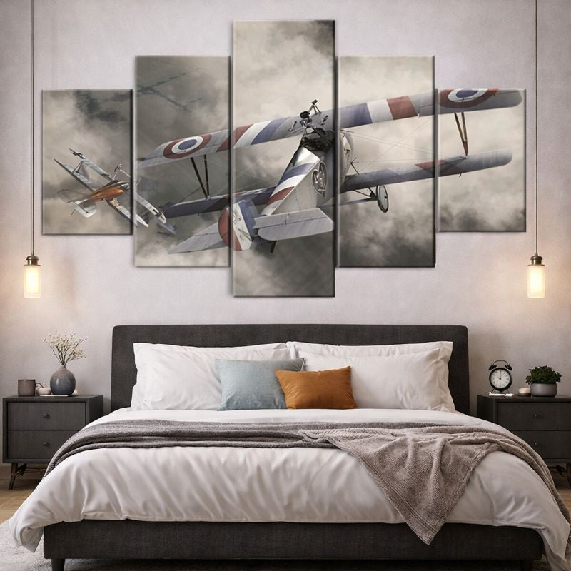 Tableau avion vintage