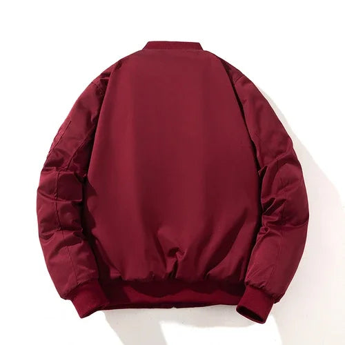 Veste bomber bordeaux aviation