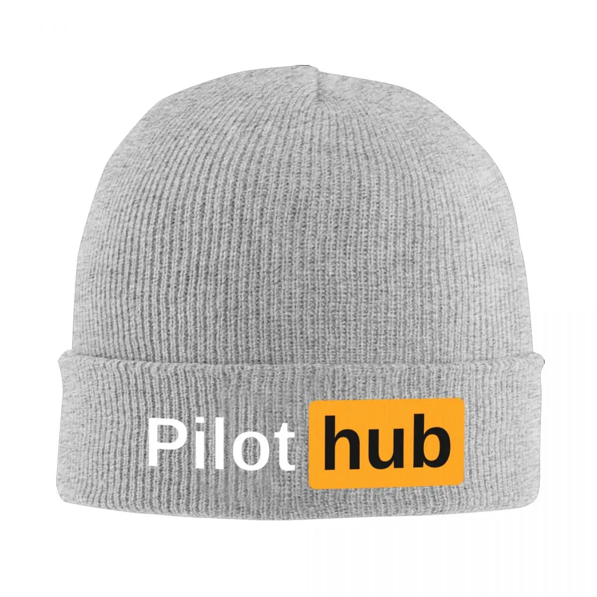 bonnet aviateur pilot hub gris
