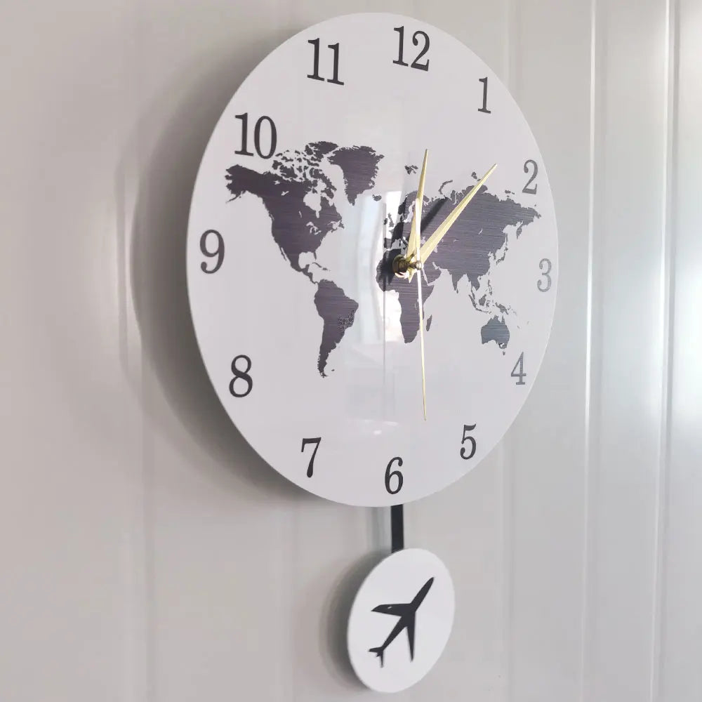 horloge décoration aviation voyage