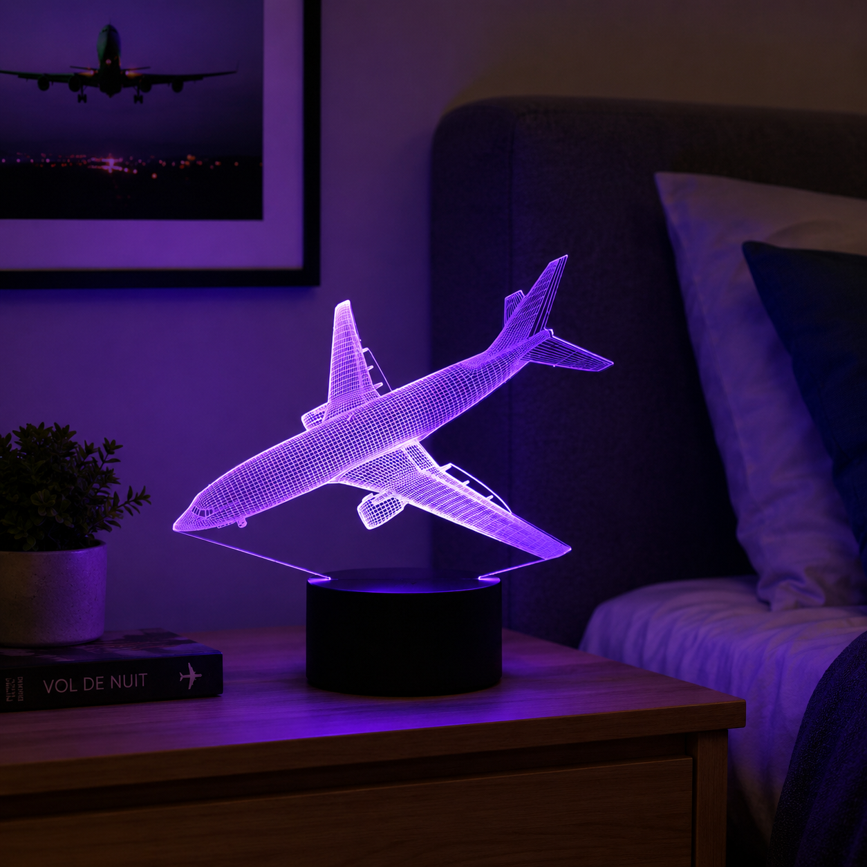 lampe avion 3d boeing 737