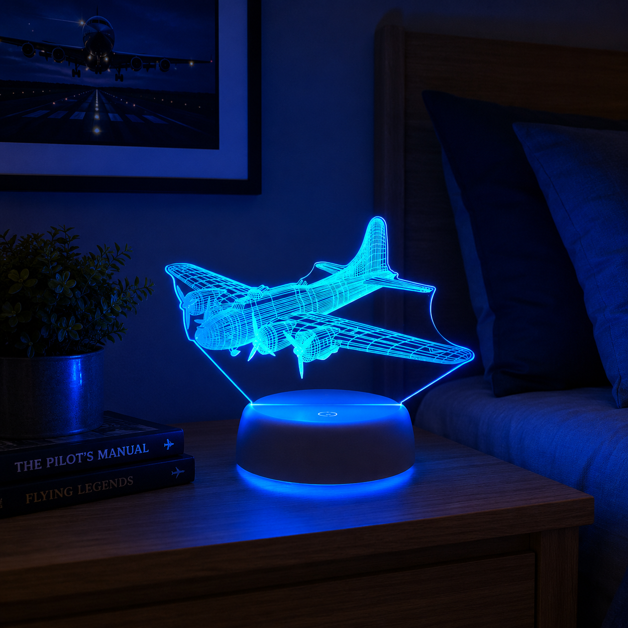 lampe avion 3d boeing b-17