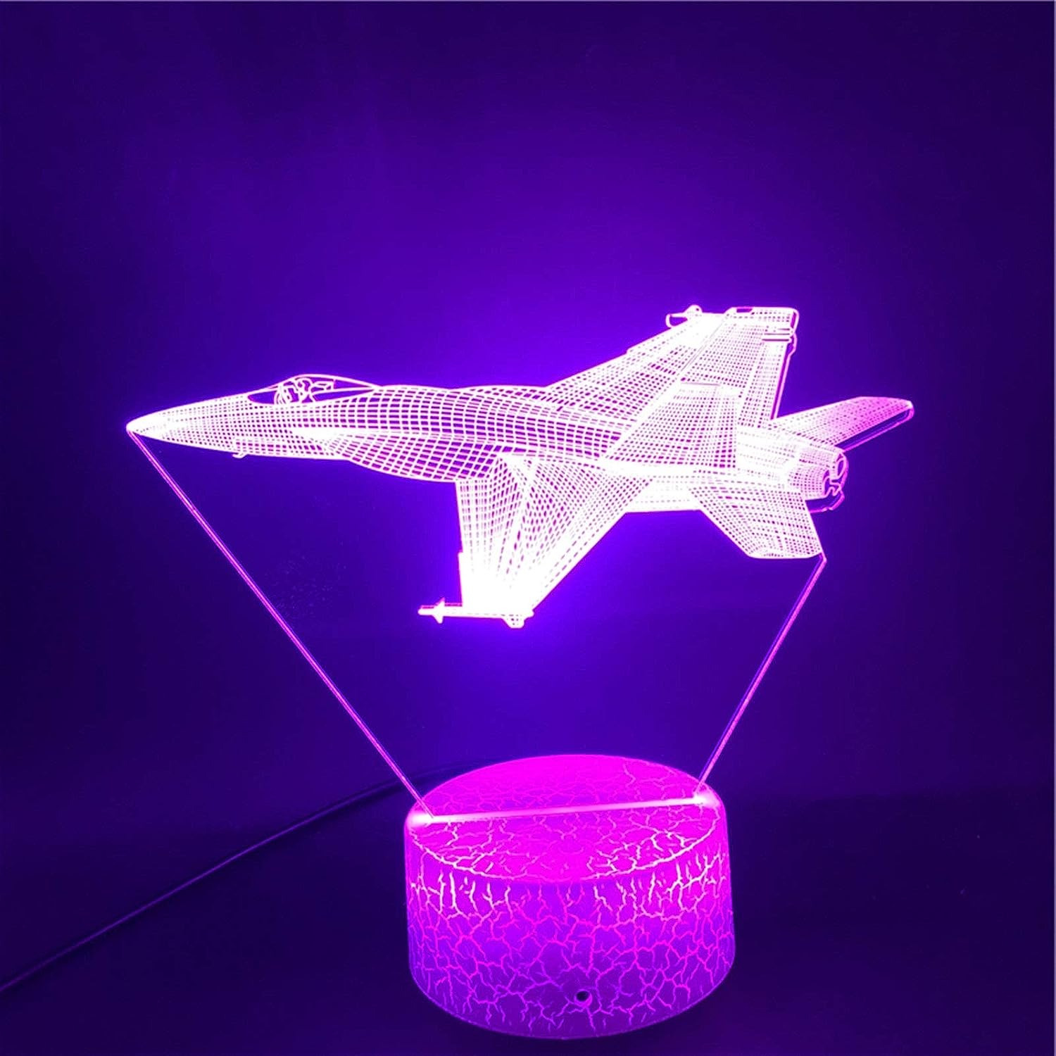 lampe effet 3d avion