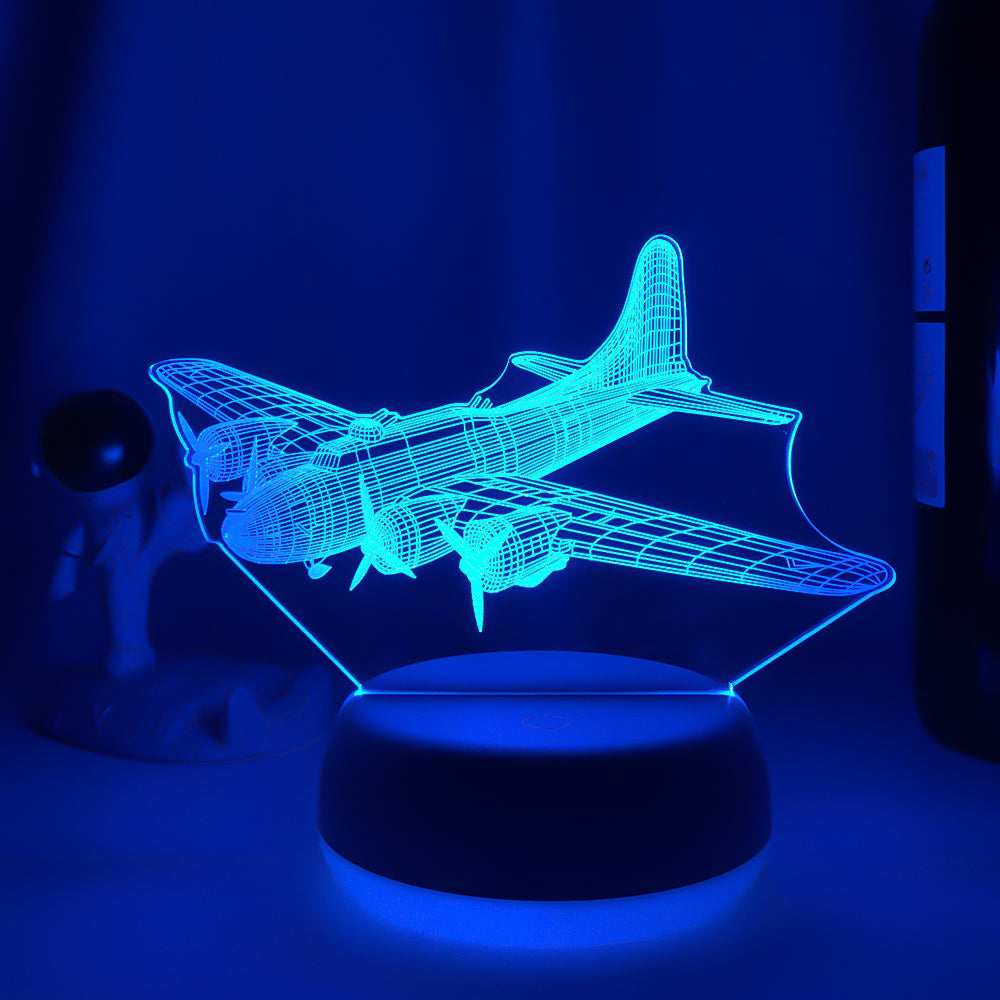 lampe effet 3d avion b17