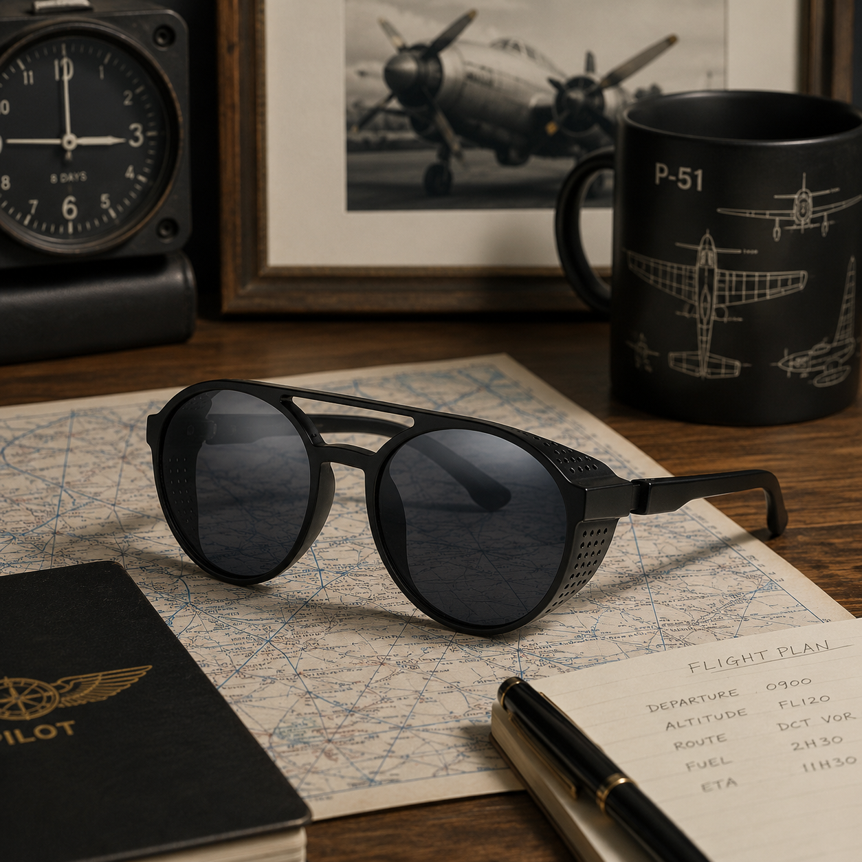 lunettes aviation vintage