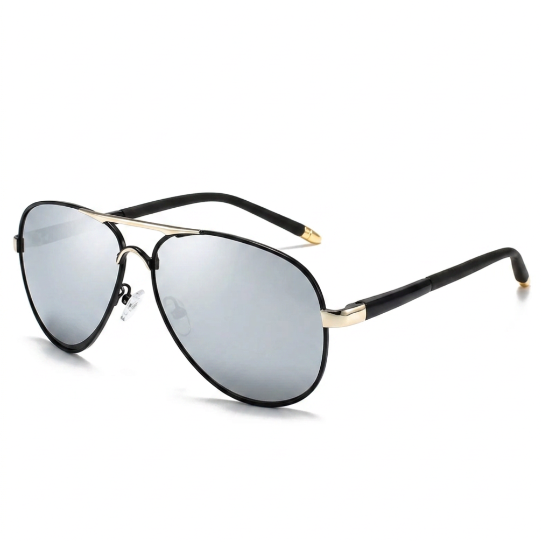 lunettes pilote blackbird bleue