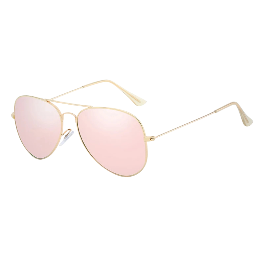 lunettes pilote classique rose