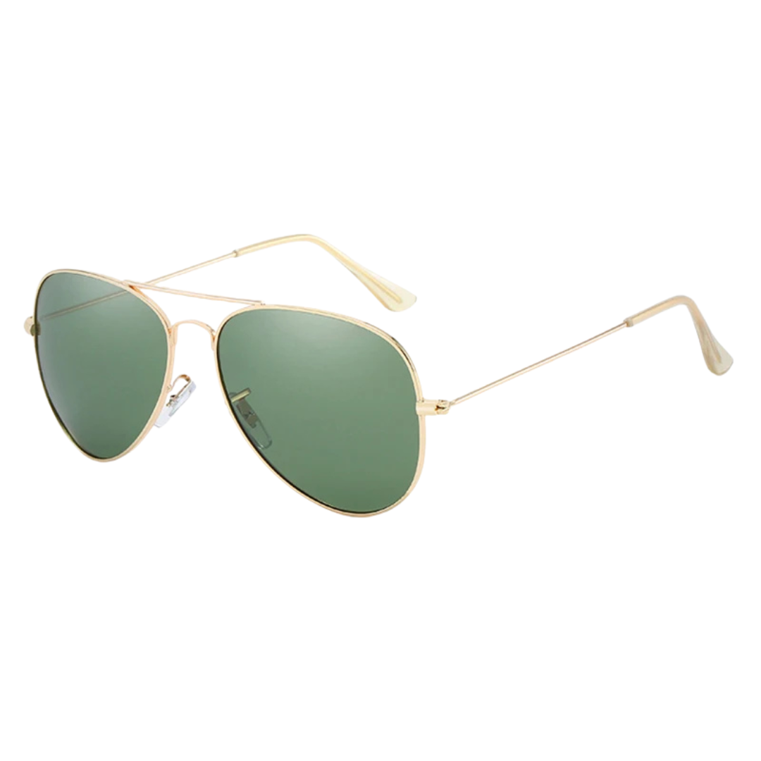 lunettes pilote classique verte