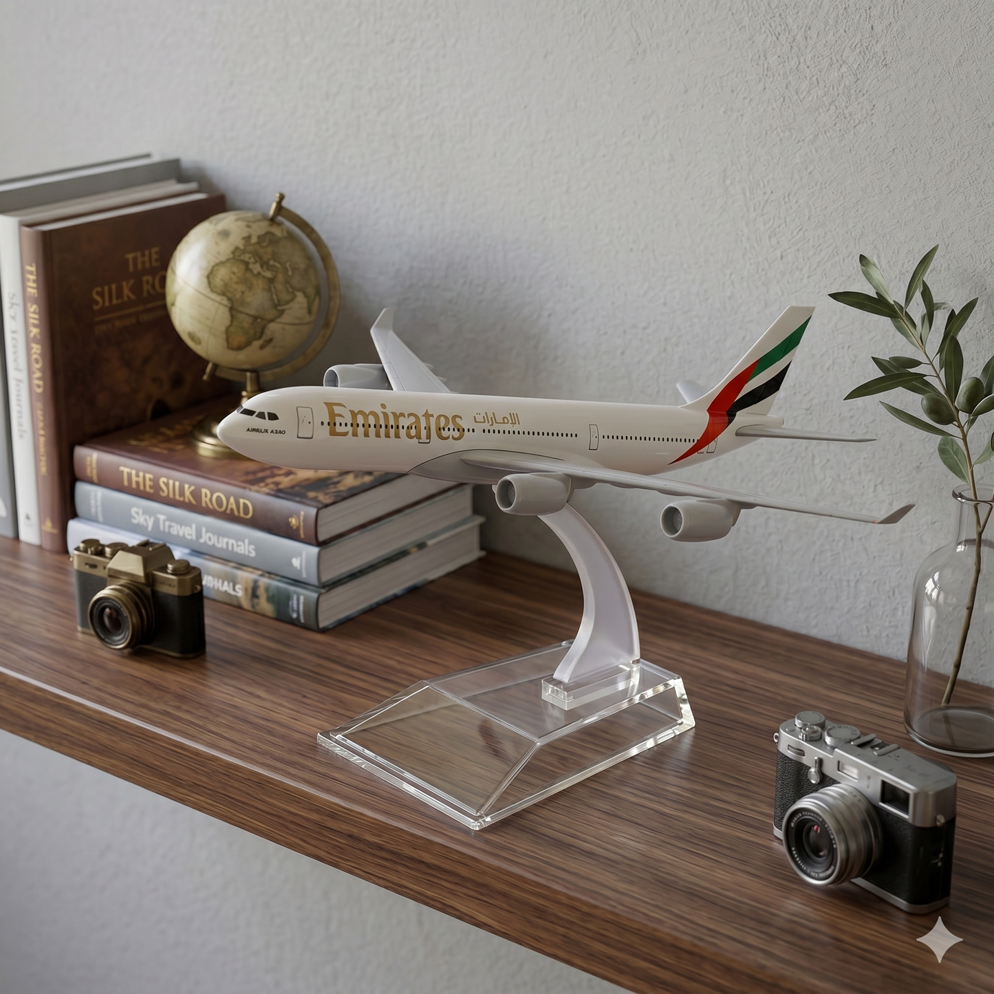 maquette a340 emirates détaillée