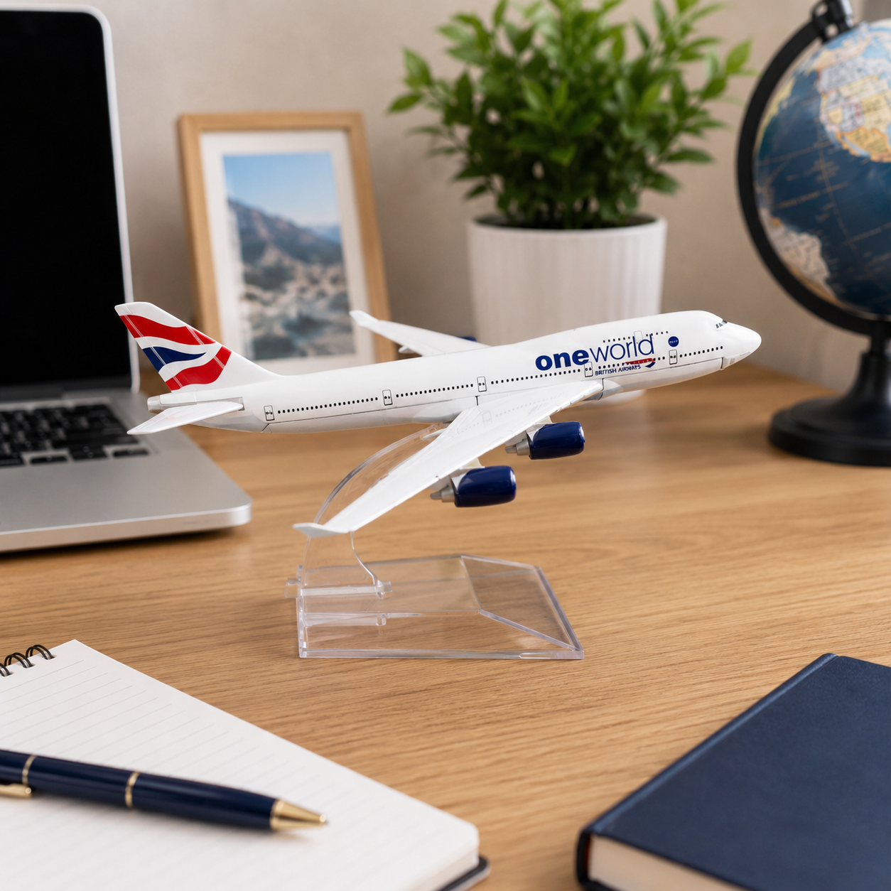 maquette b747 british airways oneworld