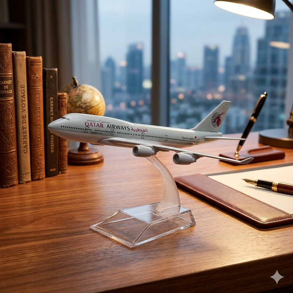 maquette b747 qatar