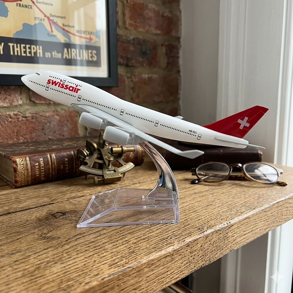 maquette b747 swissair