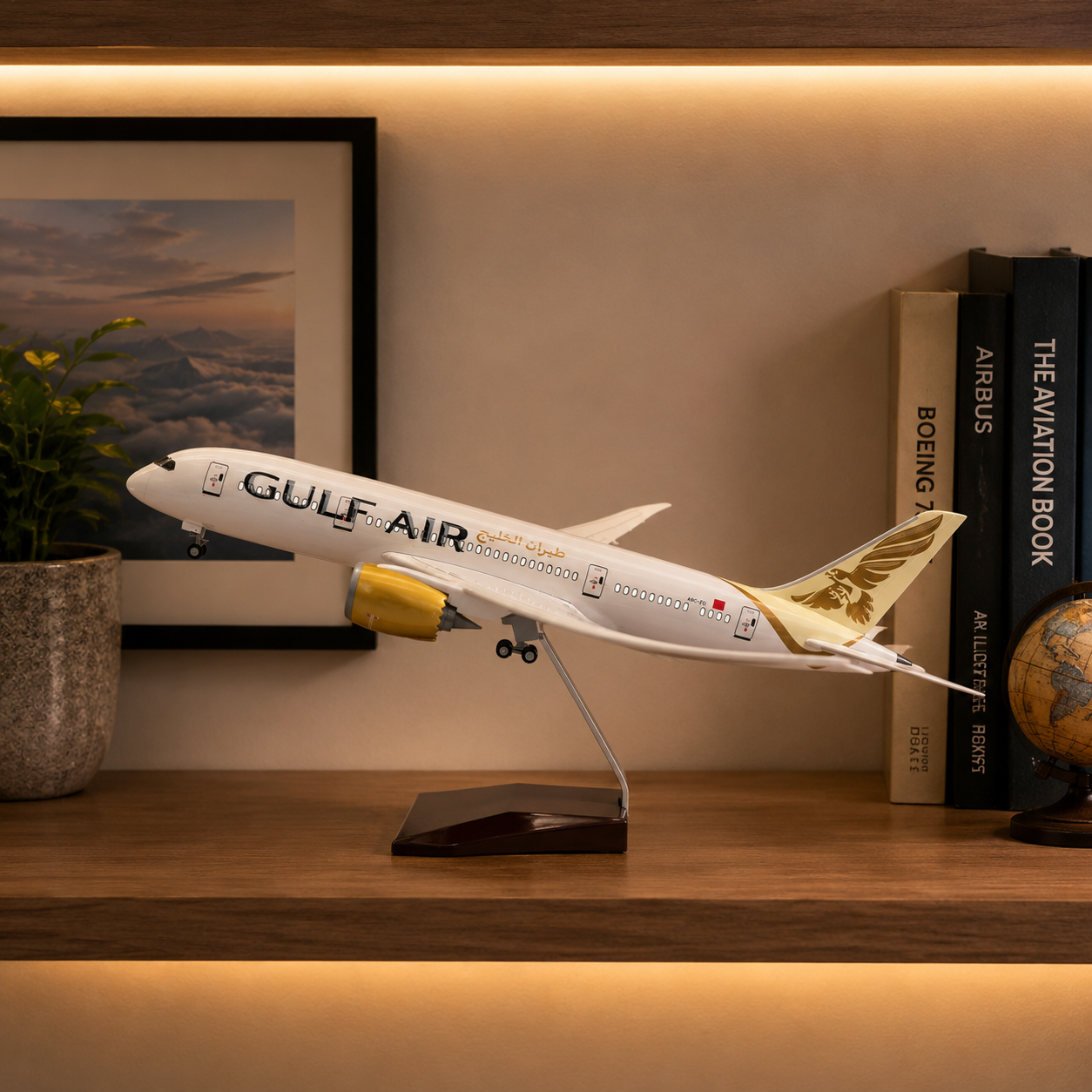 maquette boeing 787 gulf air premium