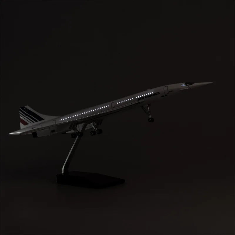 maquette concorde avec lumière led