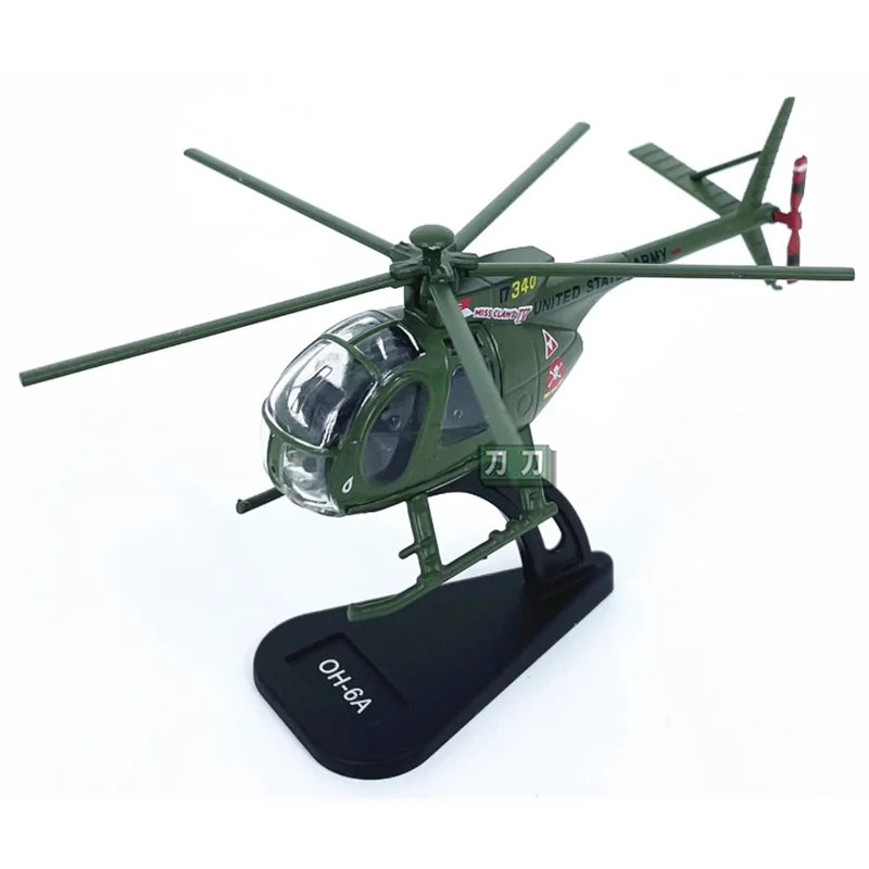 maquette hélicoptère oh-6a