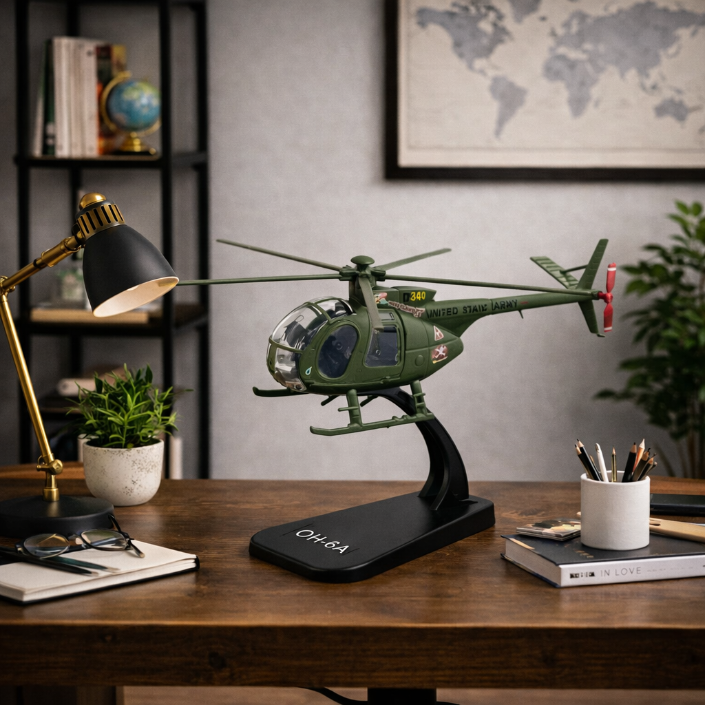 maquette oh-6a aviation