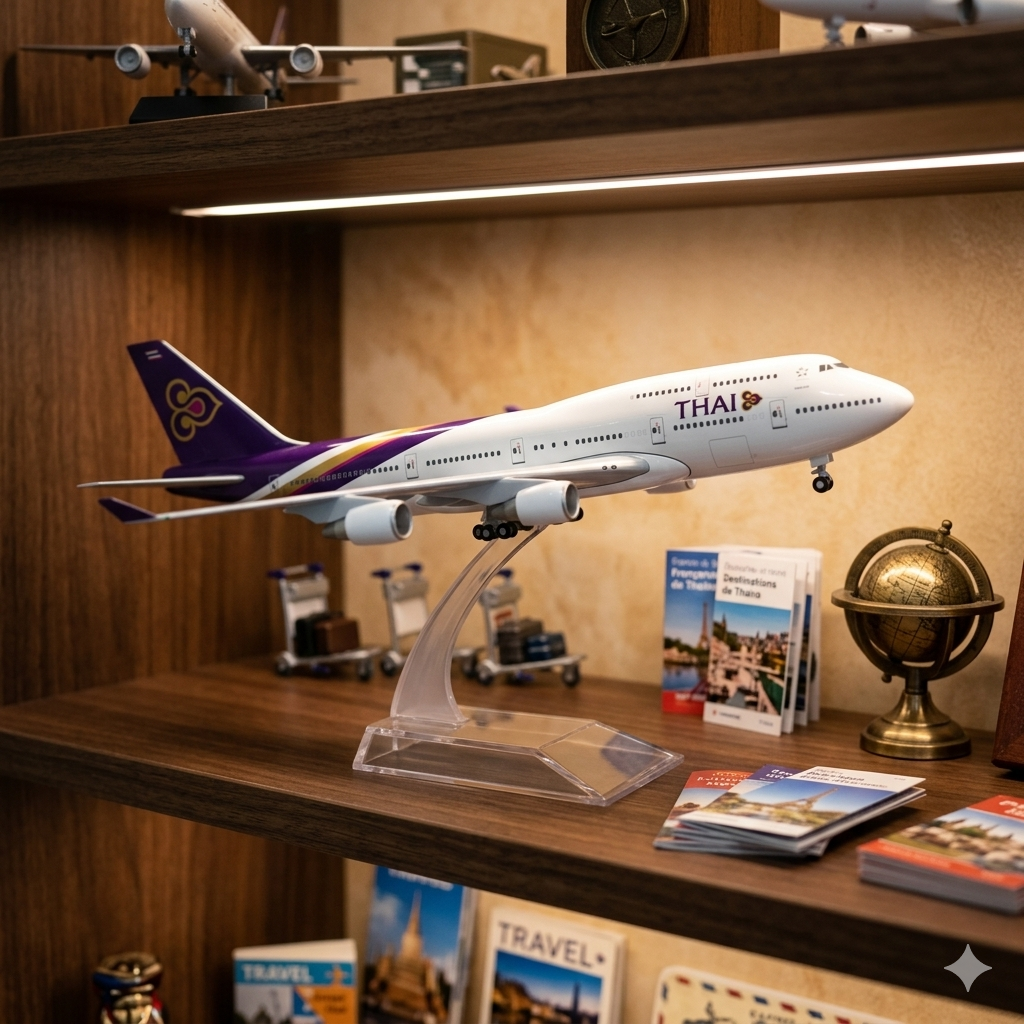 modèle réduit avion jumbo jet thai airways