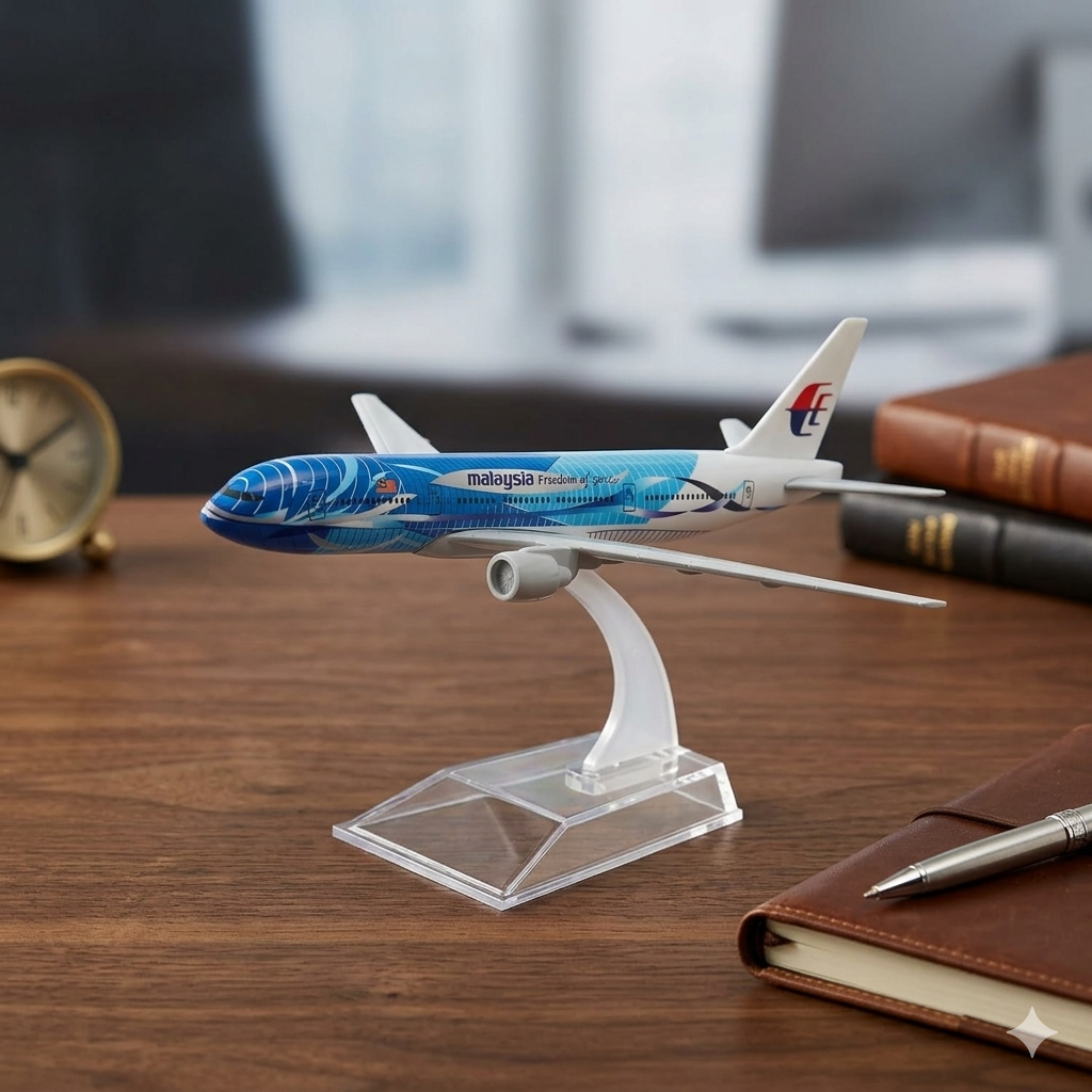 modèle réduit avion long courrier malaysia airlines