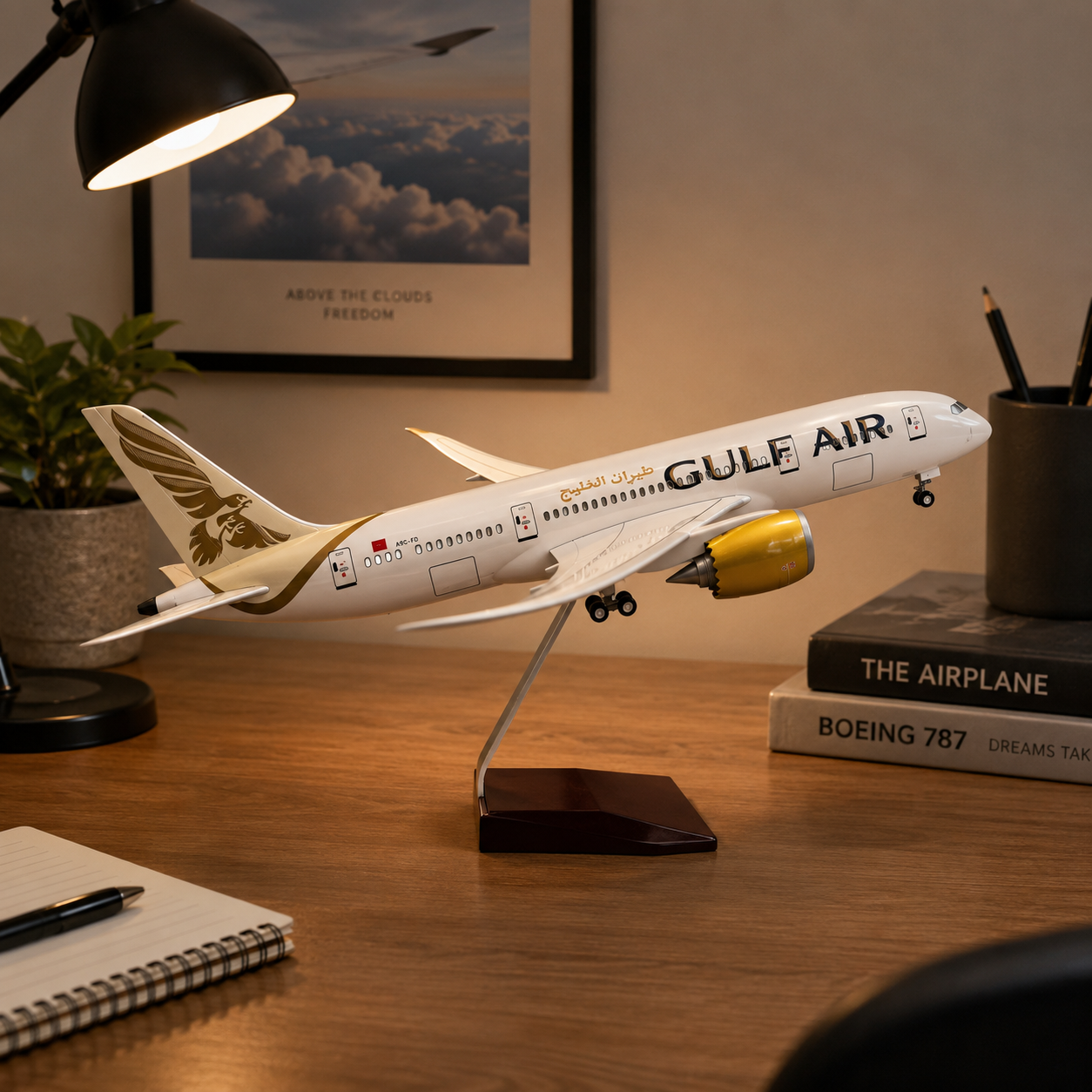 modèle réduit boeing 787 gulf air