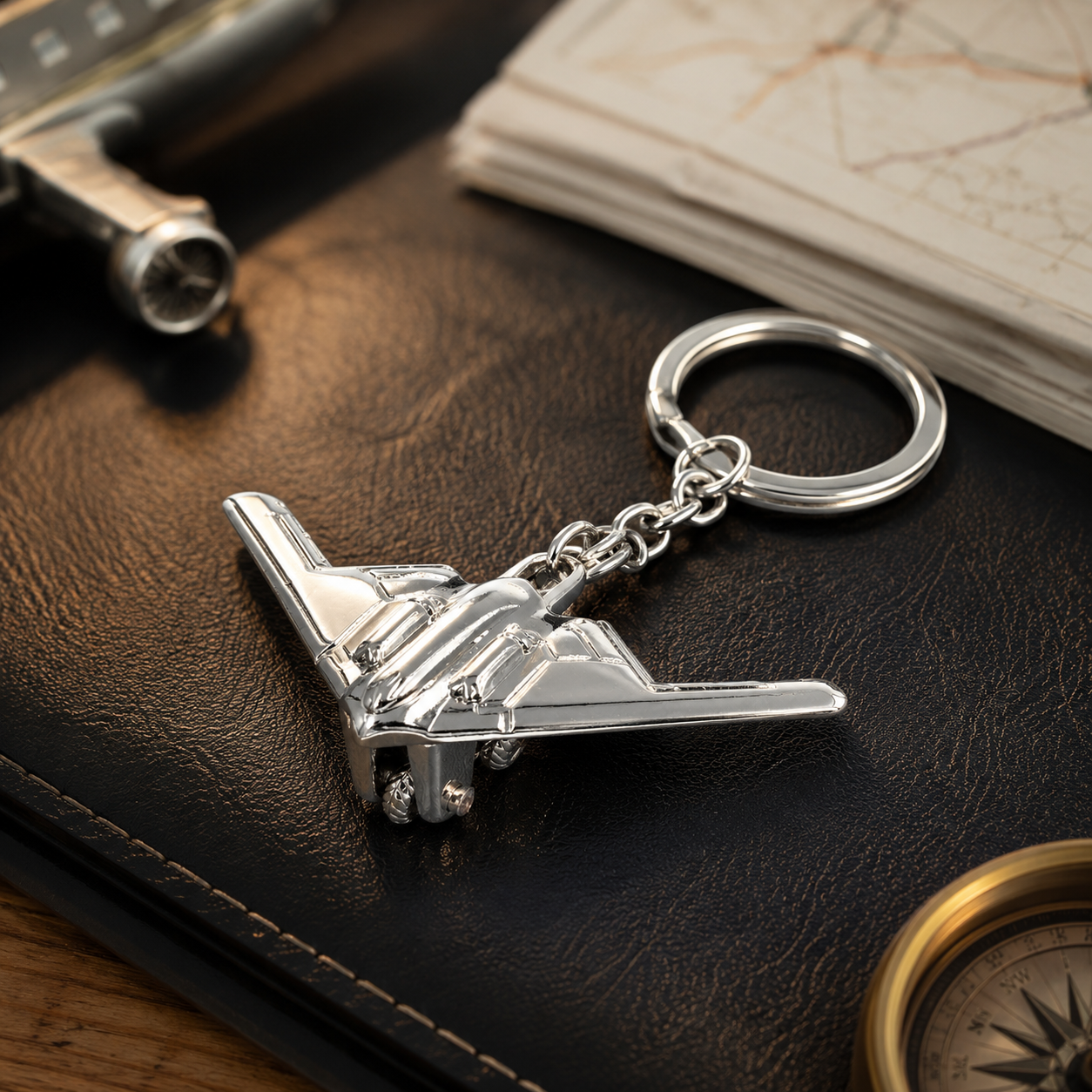 porte clés métal aéronautique