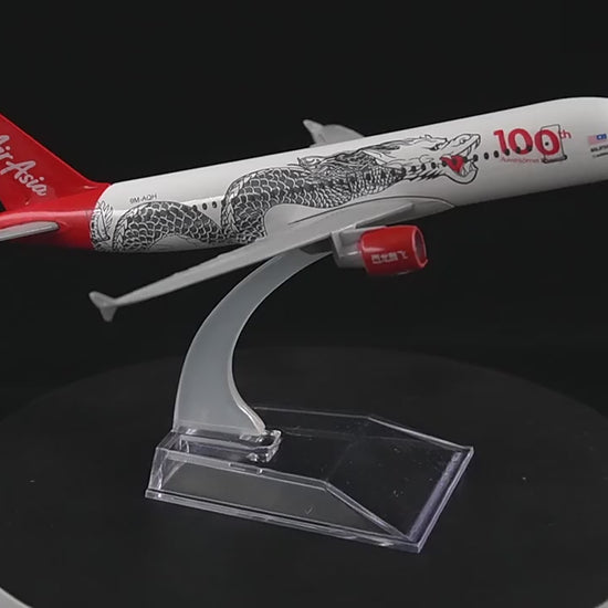 Aéo - Maquette Airbus A320 Air Asia Dragon 1/400