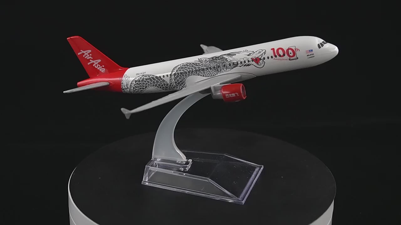 Aéo - Maquette Airbus A320 Air Asia Dragon 1/400